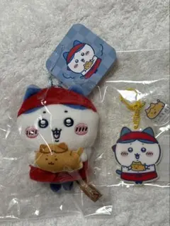 ちいかわ焼き　ハチワレ　マスコット　キーホルダー　2点セット