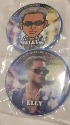 三代目　ELLY　缶バッジ　2種セット　②