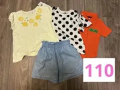 子供服110.120女の子半袖半ズボンまとめ売り