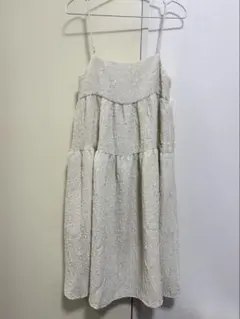 BEAUTY&YOUTH キャミワンピース アイボリー