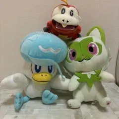 ポケモン ぬいぐるみ 3体セット　ニャオハ　ホゲータ　クワッスのサムネイル
