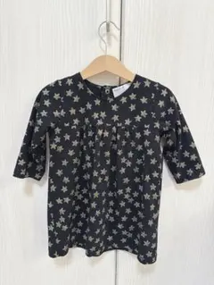 アニエスベー Agnes b. 長袖ワンピース 星柄 18ヶ月