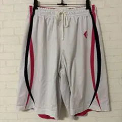K2127 Converse バスケットボールパンツ ホワイトピンク メンズ Mのサムネイル