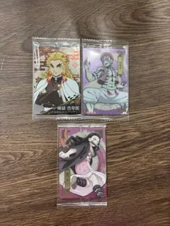 アニメキャラクターカードセット 裏と表 3枚セット