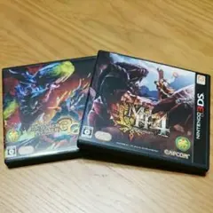 【美品】Nintendo3DS☆モンスターハンター3G/4/セット②