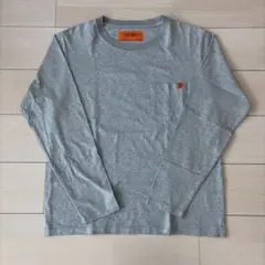 UNIVERSAL OVERALL 長袖 ポケットTシャツ グレーのサムネイル