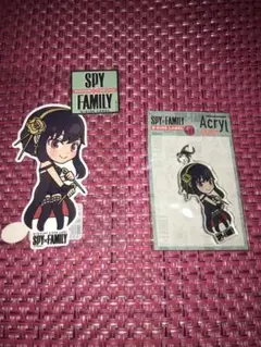 スパイファミリー【ヨル】アクリルチャーム　ステッカー　2種類　B-SIDE