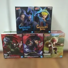 はたけカカシ うちはオビト うずまきナルト うちはサスケ 我愛羅 5体セット