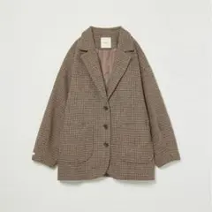 美品　Eaphi WOOL TWEED JACKET 2026年最新】Eaphi wool tweedの人気アイテム - メルカリ