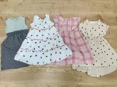 キッズ ワンピース 4着セット まとめ売りのサムネイル