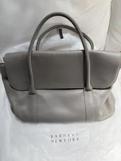 BARNEYS NEW YORK レザー トートバッグ グレージュのサムネイル