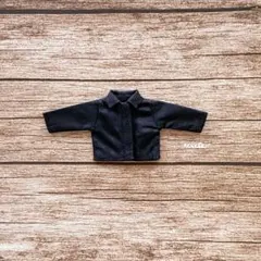 JANAYA ハンドメイド　オビツ11服　黒色　長袖シャツ　翌日発送