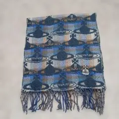 【希少】Vivienne Westwood 　オーブ総柄マフラー