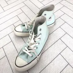 【美品】コンバースオールスター　ハイカット　24.5cm スカイブルー