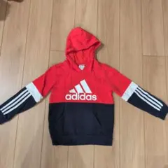 626様専用　adidas フード付きパーカー 140cm 赤黒