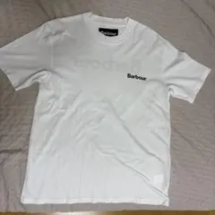 Barbour ホワイト Tシャツ 36 バックロゴのサムネイル