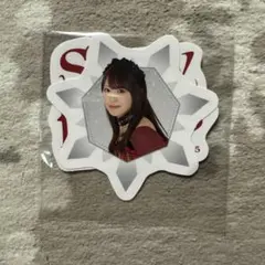 girls2 カプセルトイ　小田柚葉　ステッカー2枚セット