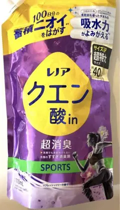 レノア クエン酸in 超消臭 SPORTS つめかえ用 超特大　1110mLのサムネイル