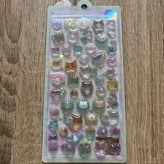 正規品　ボンボンドロップシール　ねこねこ