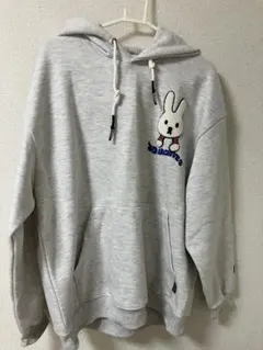 2nd ARCHIVE ウサギモチーフ パーカー グレー