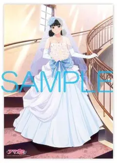 【未開封】アマガミSS+plus　絢辻詞 B2クリアポスター　結婚式Ver.