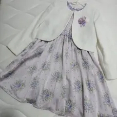 入学式　フォーマル　120　 女の子　薄紫　紫　パープル　ラベンダー　ライラック