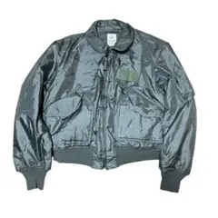 さ*中様 アルファインダストリーズ米軍 実物 フライトジャケット セージグリーン