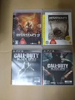 PS3　レジスタンス２　レジスタンス　コールオブデューティブラックオプス