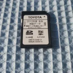 TOYOTA カーナビ用SDカード 2012年度冬版 16GBのサムネイル