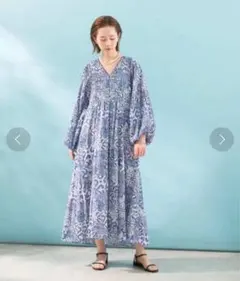 Sara mallika Ikat Stripe Dress - メルカリ