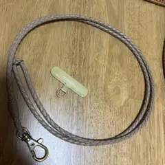 【新品•定価8789円】実店舗で購入　スマホケース用パーツ付きロングストラップ