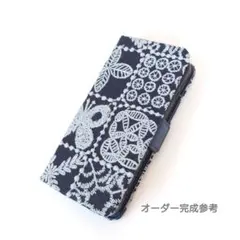 ☆完成品【スマホショルダー】ミナペルホネン forest tileライト