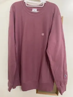 スエットChampionトレーナーL ピンク　リバースウィーブ