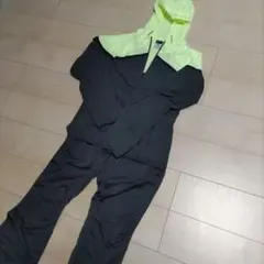 ナイキ／ナイロンジャケット／フード付き／セットアップ／L