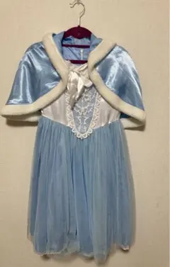 水色 フード付き ドレス 150cm