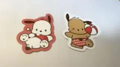 ポチャッコ　ステッカー2枚セット