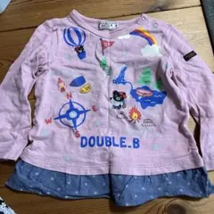 DOUBLE.B 長袖カットソー 06 ピンク