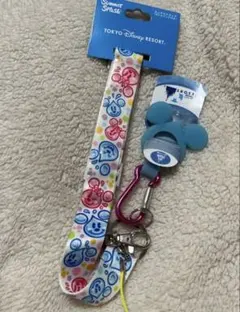 ディズニー ネックストラップ ボトルフック付き サマースプラッシュ