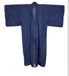 デニム着物 サイズL メンズ インディゴ
