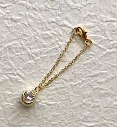 ドール用ピンクストーン入りネックレス