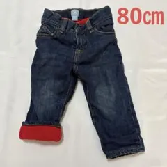 デニム ボトムス 80cm 裏起毛 ベビーギャップ