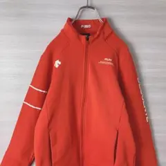 デサント　裏フリース　トラックジャケット　ジャージ　古着