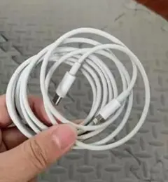 ホワイト Lightningケーブル 標準長さ