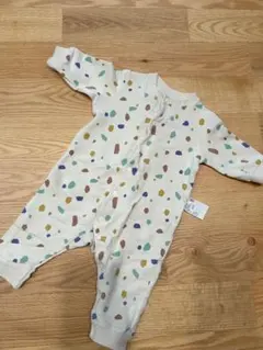 カラフル模様のロンパース 70センチ　ユニクロ