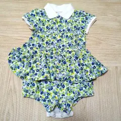 Ralph Lauren 小花柄ワンピース風ロンパース 70 75 80