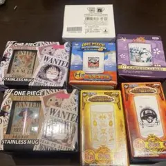 ONE PIECE等　一番くじカップ6個セット