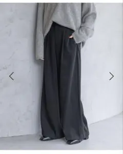 apart by lowrys きれいめイージーストレートパンツ