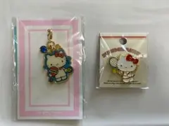 【平成 レトロ 当時物 レア】ハローキティ チャーム ピンバッジ