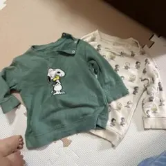 【むぎ様専用】スヌーピー柄子供服　90cm 2枚セット