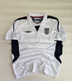 90s UMBRO イングランド ゲームシャツ ベッカム着用 - メルカリ